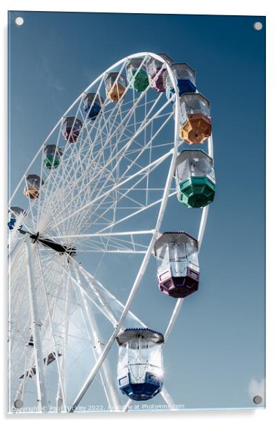Bournemouth Big Wheel in the Autumn Sunshine Acrylic by Paul Tuckley
