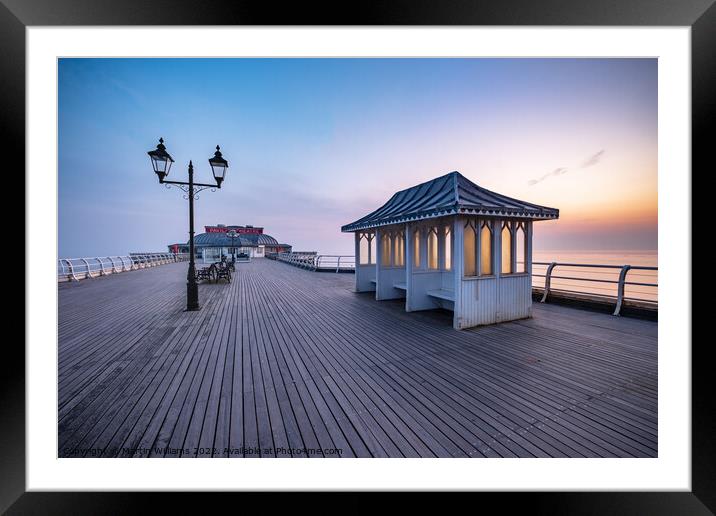 Sunrise at Cromer pier Framed Mounted Print by Martin Williams