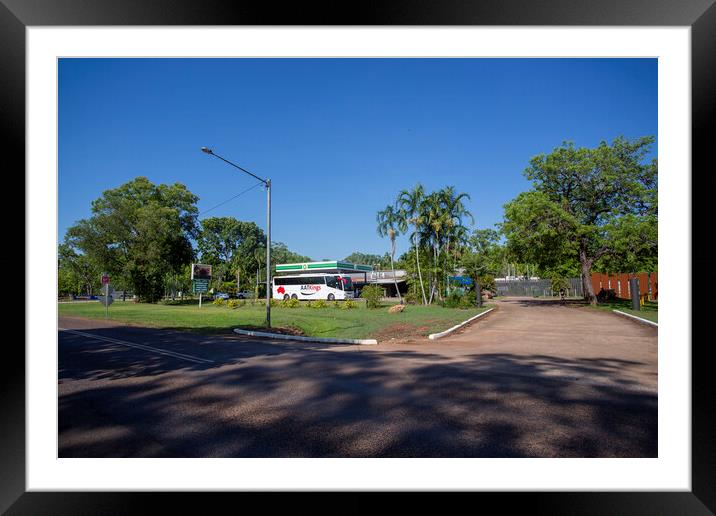 Batchelor Town in Northern Territory Framed Mounted Print by Antonio Ribeiro