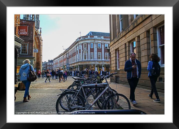 Google Where is Bettys Tearooms Framed Mounted Print by GJS Photography Artist