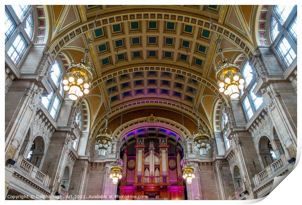 Kelvingrove Arts gallery and museum, Glasgow Print by Delphimages Art