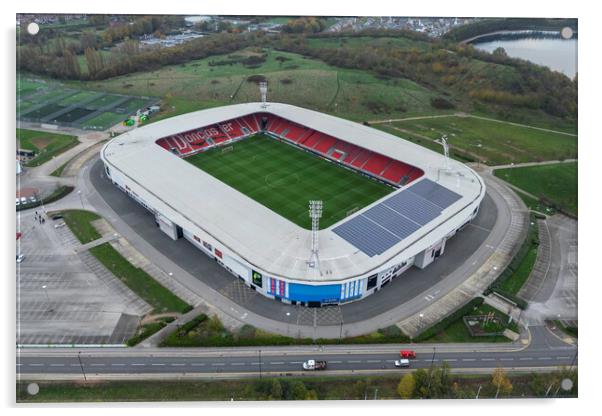 The Eco Power Stadium Acrylic by Apollo Aerial Photography