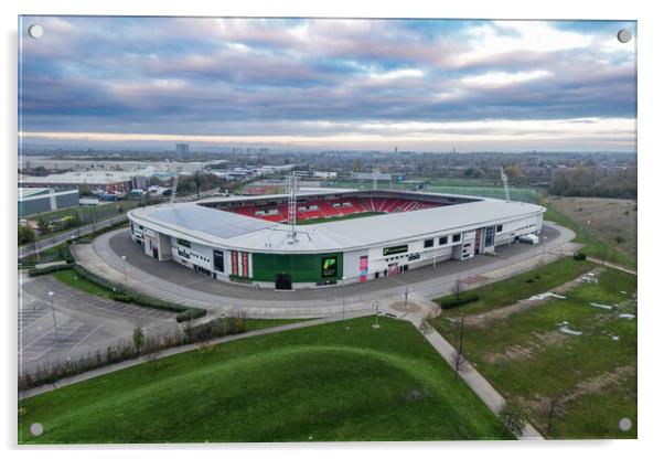 The Eco Power Stadium Acrylic by Apollo Aerial Photography