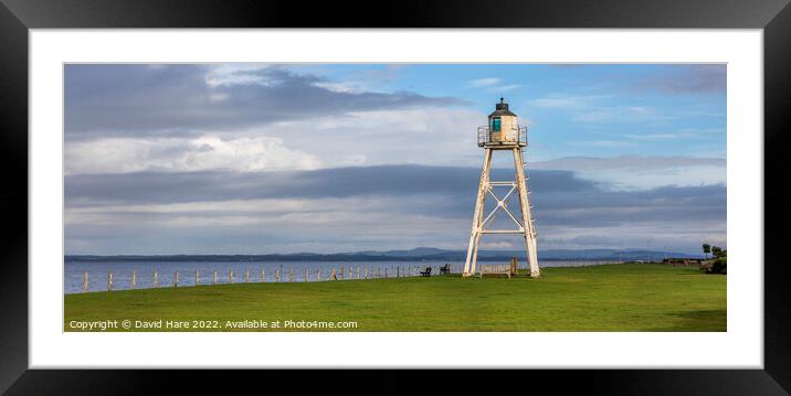East Cote Lighthouse Framed Mounted Print by David Hare