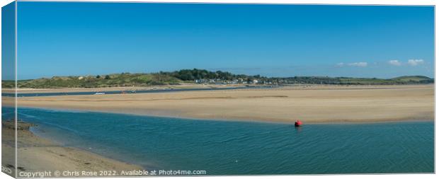 Rock from Padstow harbour Canvas Print by Chris Rose