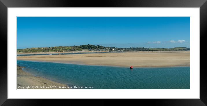 Rock from Padstow harbour Framed Mounted Print by Chris Rose