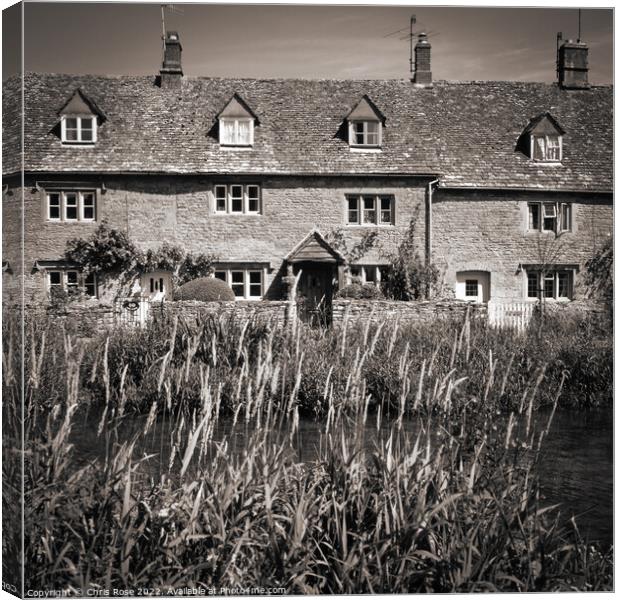 Lower Slaughter Canvas Print by Chris Rose