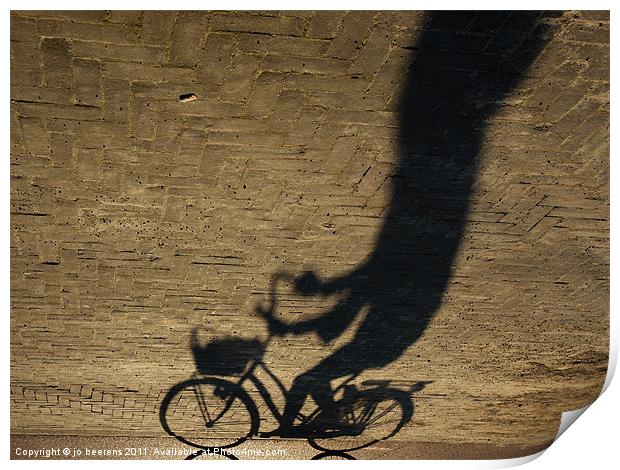 ghost rider Print by Jo Beerens