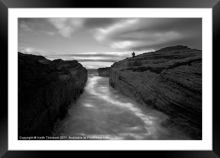 Path to the Sea Framed Mounted Print by Keith Thorburn EFIAP/b