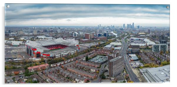 Old Trafford From The Air Acrylic by Apollo Aerial Photography