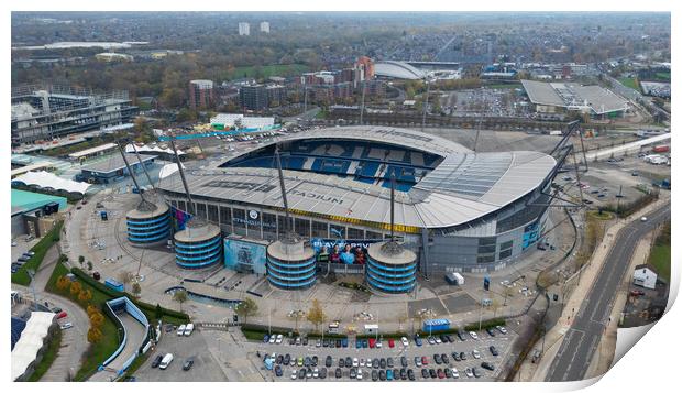 Etihad Stadium From The Air Print by Apollo Aerial Photography