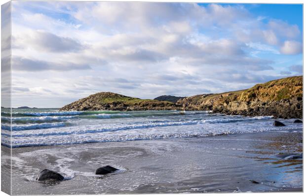  Whitesands Bay, Pembrokeshire, Wales. Canvas Print by Colin Allen