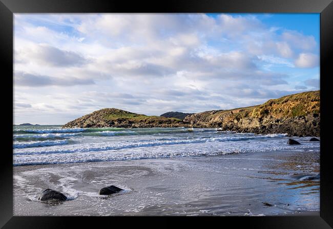  Whitesands Bay, Pembrokeshire, Wales. Framed Print by Colin Allen