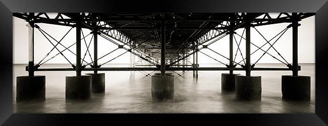 under the boardwalk Framed Print by Marcus Scott