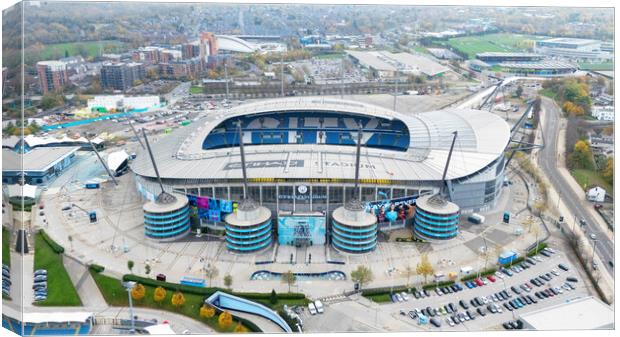 Etihad Stadium From The Air Canvas Print by Apollo Aerial Photography