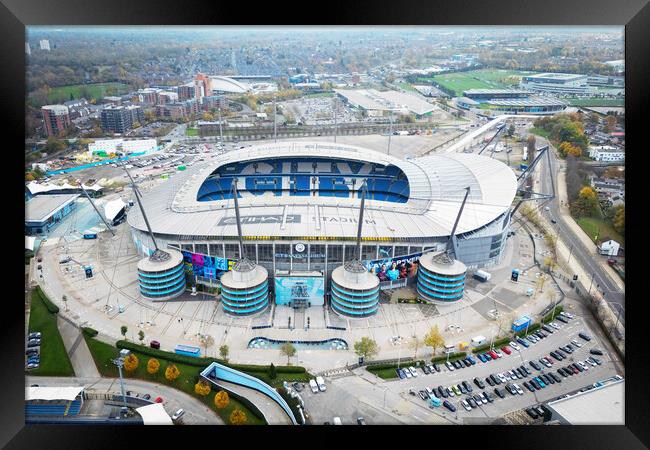 Etihad Stadium From The Air  Framed Print by Apollo Aerial Photography