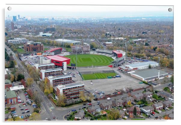 Emirates Old Trafford Acrylic by Apollo Aerial Photography