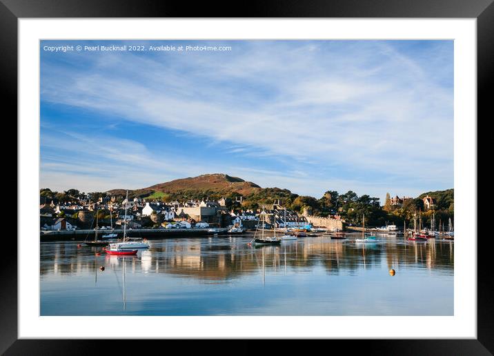 Conwy Harbour on the River Wales Coast Framed Mounted Print by Pearl Bucknall