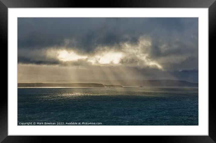 Shafts of Light Framed Mounted Print by Mark Bowman