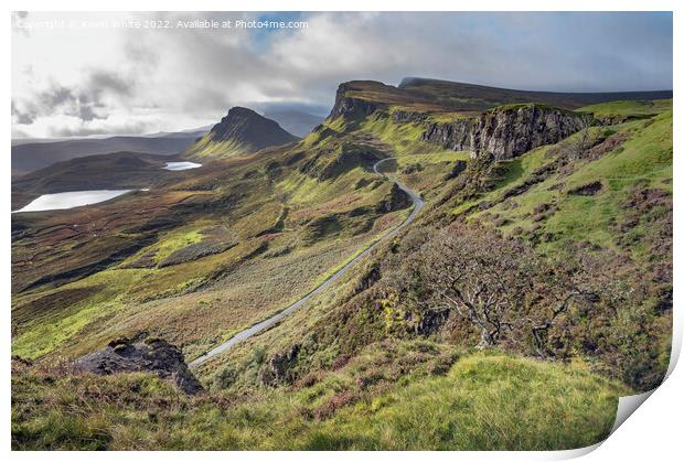 Quiraing vista Isle of Skye Print by Kevin White