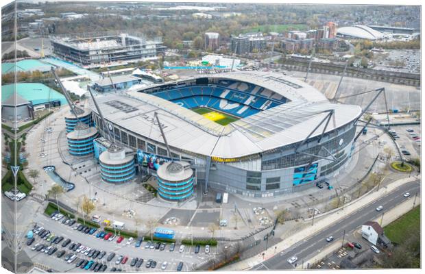 Etihad Stadium Canvas Print by Apollo Aerial Photography