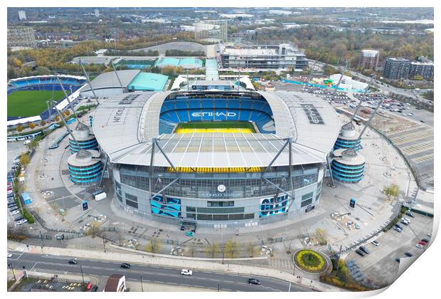 Etihad Stadium Print by Apollo Aerial Photography