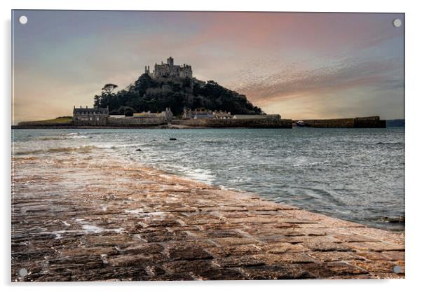 St Michaels mount Cornwall Acrylic by kathy white