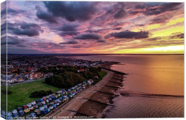 Sky cloud Canvas Print by Evolution Drone