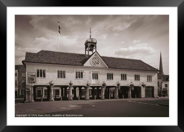 Tetbury Market Hall Framed Mounted Print by Chris Rose
