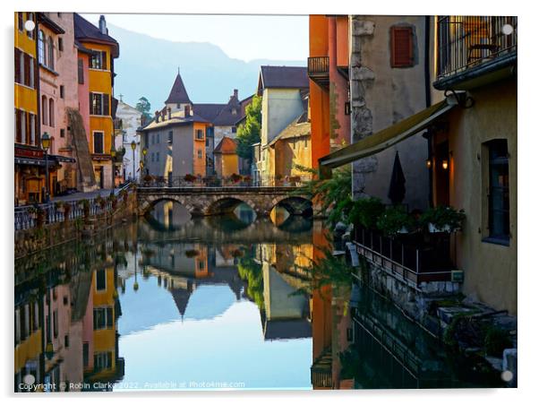 Annecy, France  Acrylic by Robin Clarke
