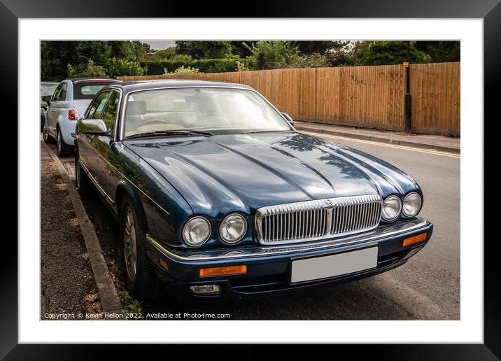 Daimler Sovereign classic car Framed Mounted Print by Kevin Hellon