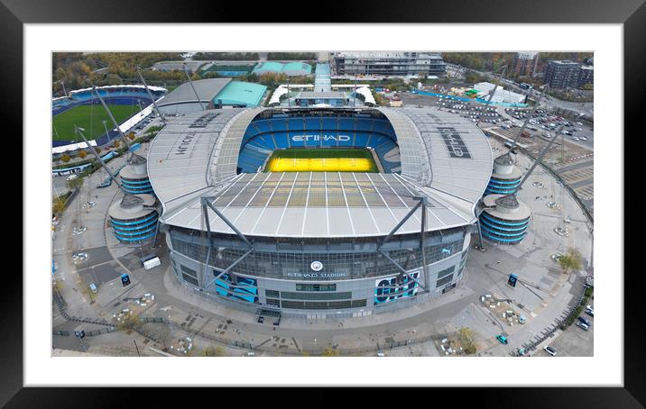 Etihad Stadium Framed Mounted Print by Apollo Aerial Photography