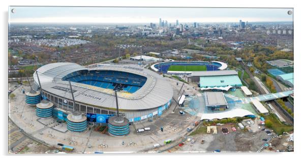 Etihad Stadium Acrylic by Apollo Aerial Photography