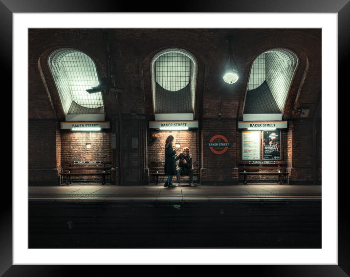 Baker Street London Framed Mounted Print by Andrew Scott