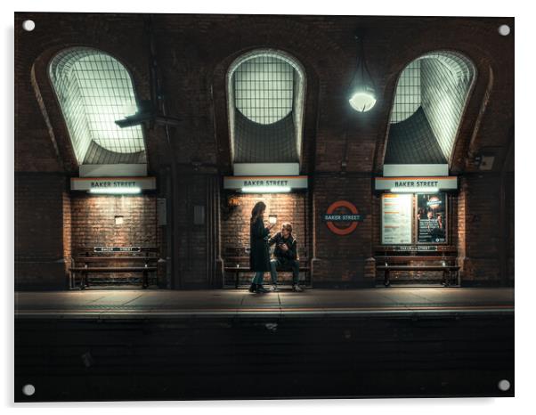 Baker Street London Acrylic by Andrew Scott