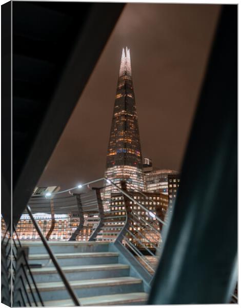 The Shard London Canvas Print by Andrew Scott