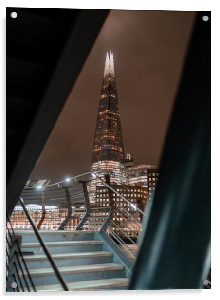 The Shard London Acrylic by Andrew Scott