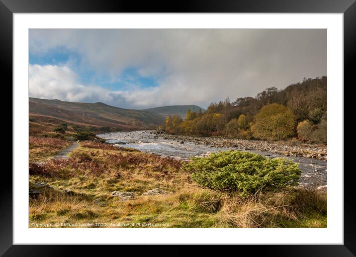 Towards Blea Beck on the Pennine Way Framed Mounted Print by Richard Laidler