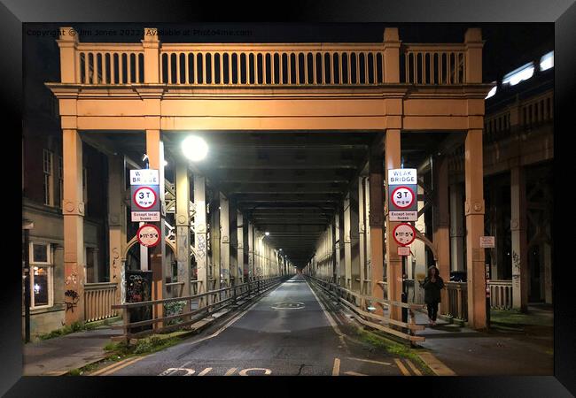 The High Level Bridge, Newcastle upon Tyne  Framed Print by Jim Jones