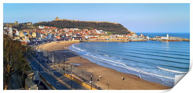 Scarborough South Bay, North Yorkshire Print by Darren Galpin