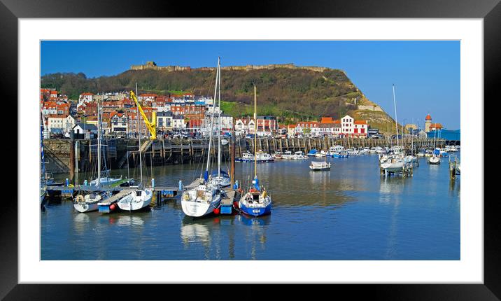 Scarborough Harbour Framed Mounted Print by Darren Galpin
