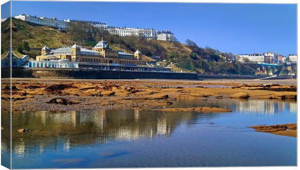 Scarborough Spa, North Yorkshire  Canvas Print by Darren Galpin