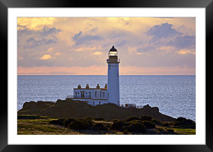 Turnberry lighthouse, Ayrshire Framed Mounted Print by Allan Durward Photography