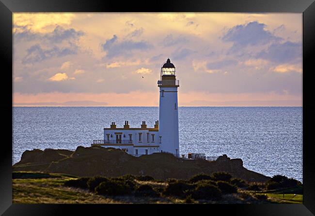 Turnberry lighthouse, Ayrshire Framed Print by Allan Durward Photography