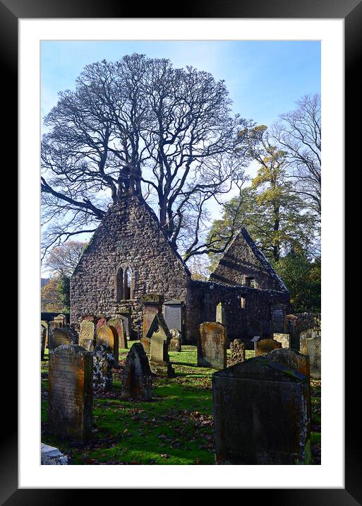 Alloway auld kirk, South Ayrshire Framed Mounted Print by Allan Durward Photography