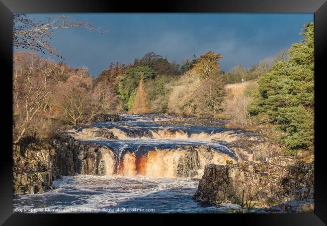 Low Force Waterfall Nov 2022 Framed Print by Richard Laidler