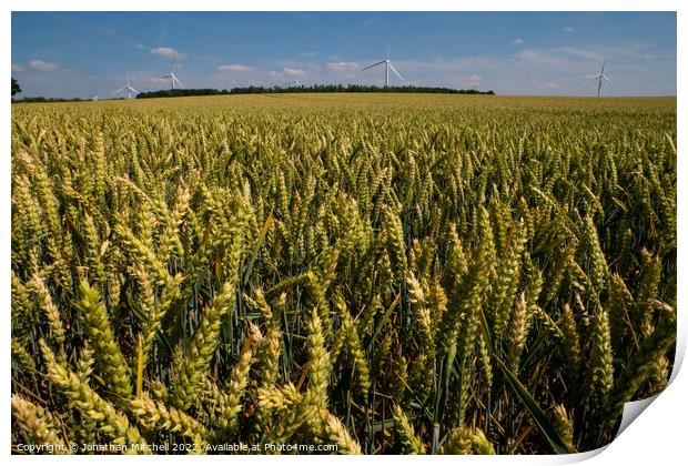Wheat Field, England, 2019 Print by Jonathan Mitchell