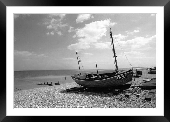 Lydd-on-Sea, Kent, England, 1999 Framed Mounted Print by Jonathan Mitchell