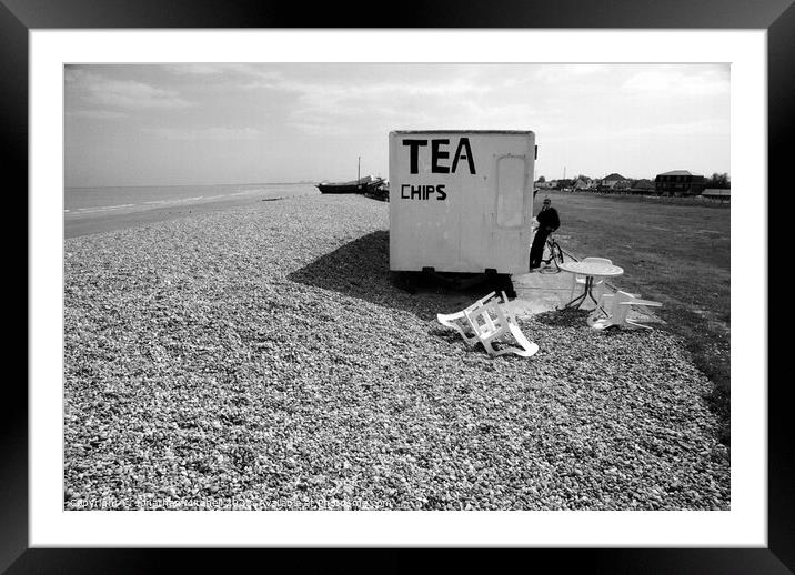 Lydd-on-Sea, Kent, England, 1999 Framed Mounted Print by Jonathan Mitchell