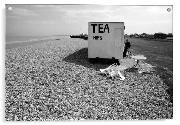 Lydd-on-Sea, Kent, England, 1999 Acrylic by Jonathan Mitchell